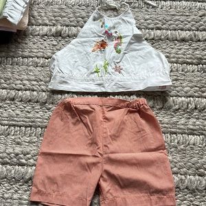 Orient express embroidered halter and shorts set 6